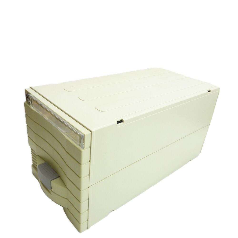 Vintage Exponent CD-ROM Media Storage Organizer Drawer Box with Key